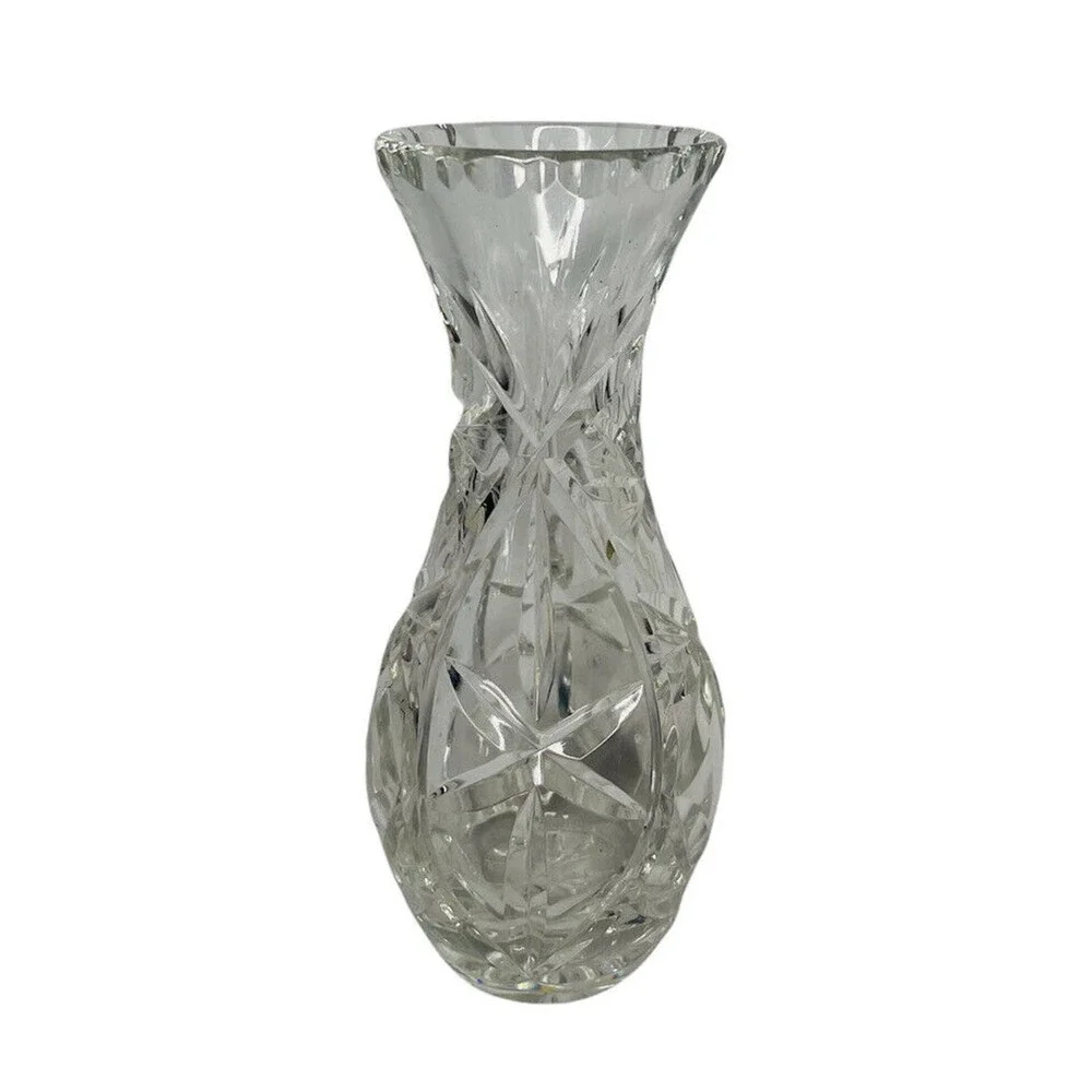 NEW Lead‎ Crystal Flower Vase 6